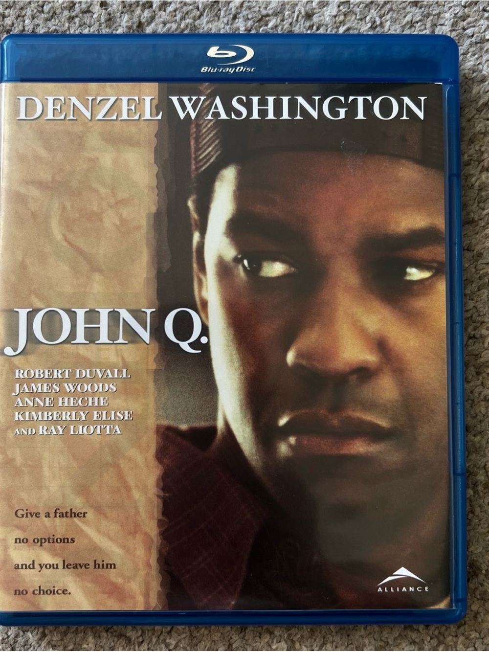 John Q. Blu-ray Starring Denzel Washington